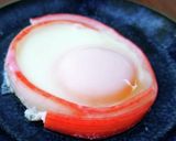 ボリュームupな目玉焼き♪パン耳活用作り方7写真