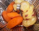 ホクホクうまい！彩り野菜蒸しの焼味噌添え作り方6写真