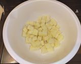 海老ポテトアスパラしめじのホットサラダ作り方1写真