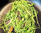 豆苗のピリ辛炒め作り方4写真