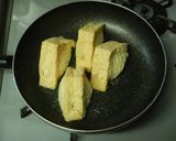 厚揚げのひき肉詰めトマト風味ワンパン簡単作り方3写真