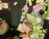 ホタテと明太子とじゃがいもの炒め物作り方4写真