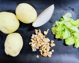 高麗人参粕で作りポテトサラダ作り方1写真