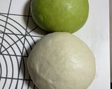 抹茶クリームマーブル食パン作り方2写真