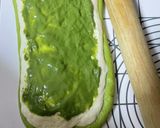 抹茶クリームマーブル食パン作り方6写真