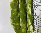 抹茶クリームマーブル食パン作り方7写真