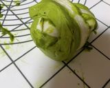 抹茶クリームマーブル食パン作り方8写真