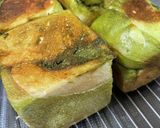 抹茶クリームマーブル食パン作り方10写真
