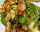 【簡単副菜】野菜のたまご炒め作り方5写真