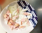 お一人様野菜たっぷりウスターウインナー丼作り方3写真