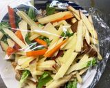 お一人様野菜たっぷりウスターウインナー丼作り方11写真
