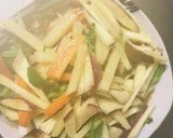 お一人様野菜たっぷりウスターウインナー丼作り方12写真