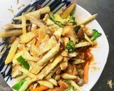 お一人様野菜たっぷりウスターウインナー丼作り方13写真