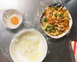 お一人様野菜たっぷりウスターウインナー丼作り方16写真