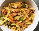 お一人様野菜たっぷりウスターウインナー丼作り方17写真