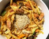 お一人様野菜たっぷりウスターウインナー丼作り方21写真