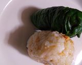 カボチャの葉っぱ漬けおにぎり作り方10写真