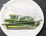 レンチン5分で完成！ニンニクの茎サラダ作り方3写真