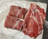 薄切り豚肉の巻き巻きバター醤油ステーキ作り方1写真