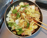 レンジ活用豚ひき肉とキャベツの甜麺醤炒め作り方7写真