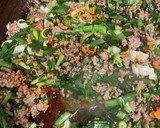 中華風ひき肉とニラとネギの冷奴作り方14写真