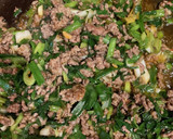 中華風ひき肉とニラとネギの冷奴作り方15写真