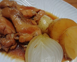 簡単！ 手羽元と新じゃがの炊飯器煮作り方6写真