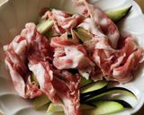 レンジ豚バラナスもやし☆サラダ☆昼食簡単作り方1写真