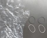 ビニール手袋がずれない裏技。作り方1写真
