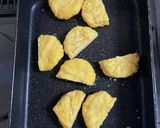 冷凍チキンナゲットでヤンニョムチキン丼作り方2写真