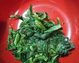 簡単！旨い！ほうれん草ともずくのお浸し♪作り方1写真
