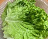 新玉ねぎと豚ひき肉のレタス包み作り方1写真