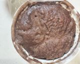 レンジで１分♪簡単米粉のチョコ蒸しケーキ作り方4写真
