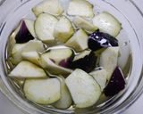 簡単！茄子みそ　八丁味噌風味作り方1写真