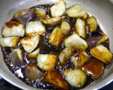 簡単！茄子みそ　八丁味噌風味作り方3写真