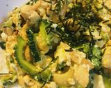 鶏肉とゴーヤーの豆腐&玉子チャンプルー作り方4写真