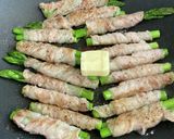 激うま♡味ぽんバターでアスパラ肉巻き作り方11写真