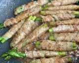激うま♡味ぽんバターでアスパラ肉巻き作り方14写真