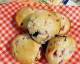計量カップでいちごのチーズケーキマフィン作り方8写真