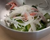 【簡単】カニカマきゅうりサンドウィッチ作り方3写真