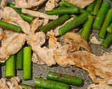 豚肉とにんにくの芽のオイスター甘酢炒め作り方4写真