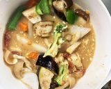 茄子椎茸梅味噌さっぱりレモン豆腐八宝菜風作り方12写真