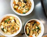 肉無豆腐簡単きな粉たこ焼き風炒飯味野菜炒作り方16写真