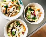 簡単きな粉簡単赤味噌味ツナ根菜茄子野菜炒作り方14写真