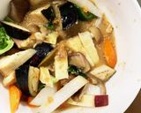 簡単きな粉簡単赤味噌味ツナ根菜茄子野菜炒作り方15写真