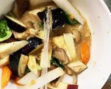 簡単きな粉簡単赤味噌味ツナ根菜茄子野菜炒作り方16写真