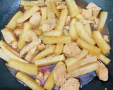 大根と鶏胸肉の煮物作り方6写真