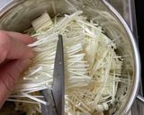 ☆えのき茸をラクにカット☆作り方4写真