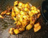 カレーペースト●鶏肉＆豆苗のドライカレー作り方1写真