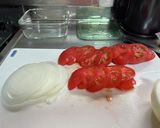 トマト&オニオンのマリネ作り方1写真